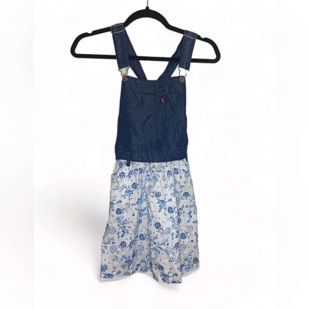 Levi’s Denim and Floral Dress Jumper